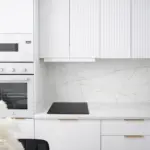 Кухня Асти — Угловая Белый + золото