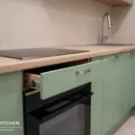 Кухня Гарда — Угловая Оливковый зелёный