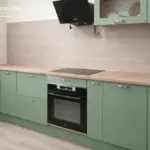Кухня Гарда — Угловая Оливковый зелёный