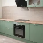 Кухня Гарда — Угловая Оливковый зелёный