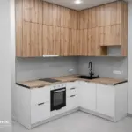 Кухня Мантова — Угловая Белый