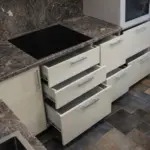 Кухня Тренто — Прямая Бежевый