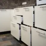 Кухня Тренто — Прямая Бежевый